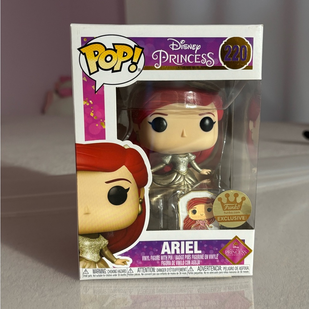 Funko Pop Disney Princess Ariel in Gold Dress